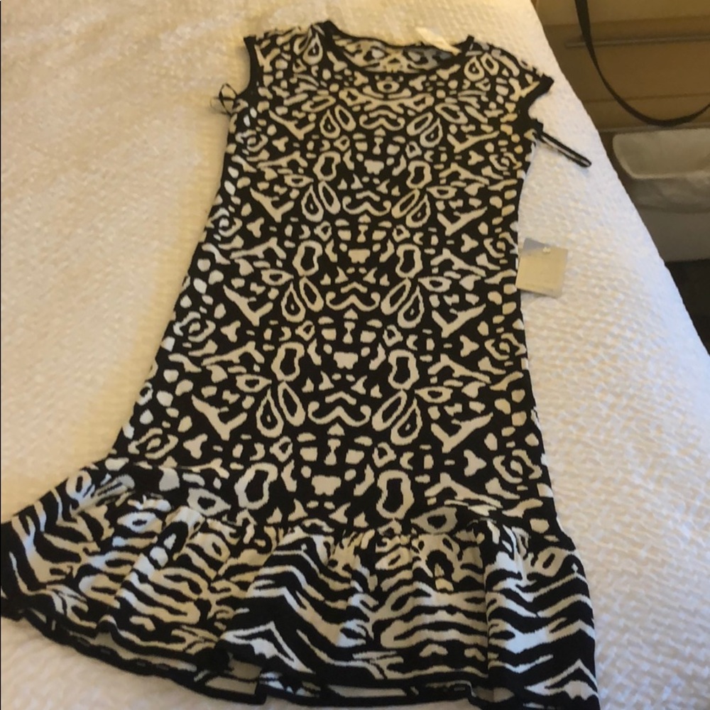 Black and white dress